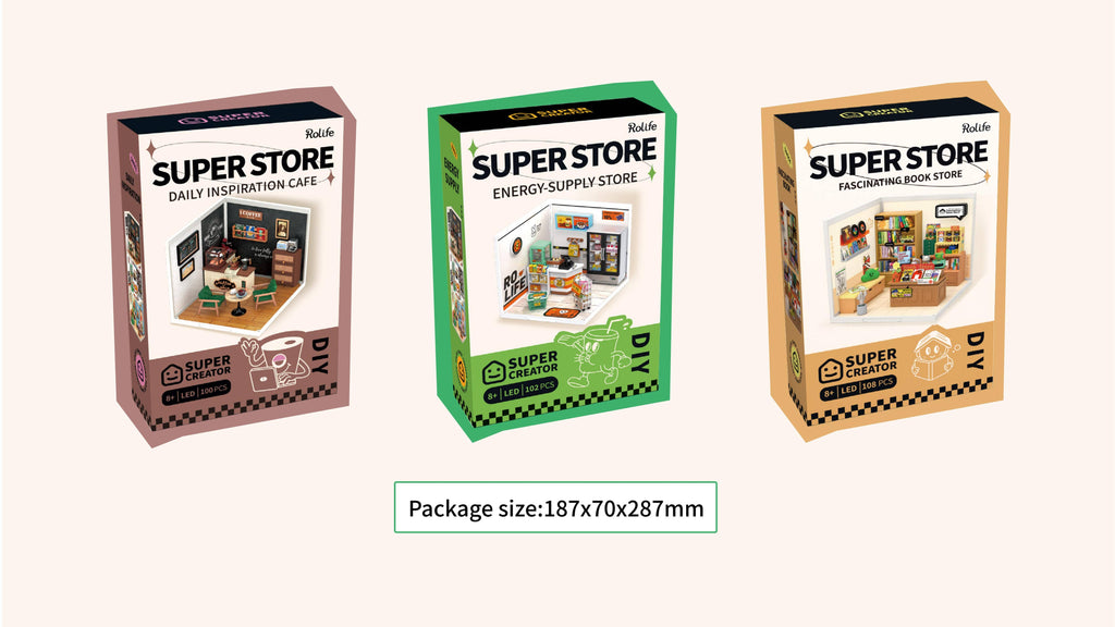 Rolife DIY miniature house DW002 ENERGY-SUPPLY STORE
