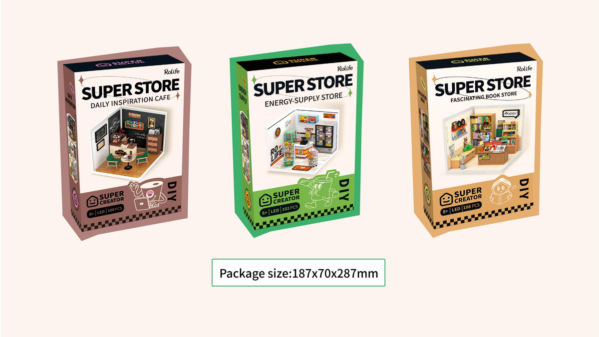 Rolife DIY miniature house DW002 ENERGY-SUPPLY STORE
