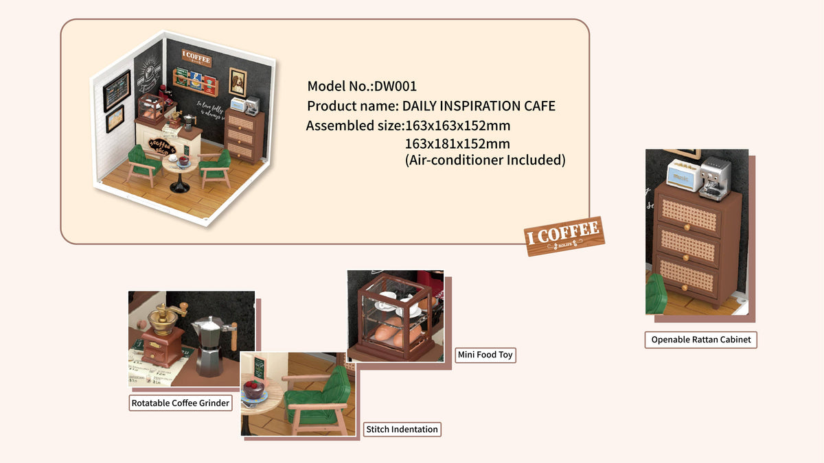 Rolife DIY miniature house DW002 ENERGY-SUPPLY STORE